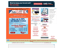 Tablet Screenshot of cybercruises.com